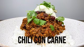 Chili Con Carne  How To Make Chili Recipe [upl. by Ennagrom]