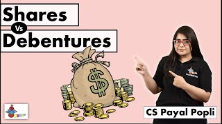 What are Shares  What are Debentures  How Shares are different from Debentures  CS Payal Popli [upl. by Lorant]