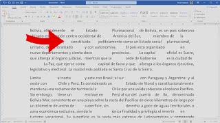 Eliminar espacios de texto en Word [upl. by Elsinore711]