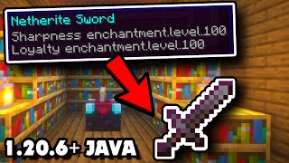 How to Add CUSTOM ENCHANTMENTS to Items Using Commands in Minecraft 1206 Java Updated Tutorial [upl. by Clari]