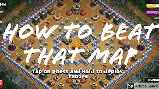 How to defeat besieged map with TH 9 [upl. by Akili]