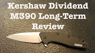 Kershaw Dividend M390 LongTerm Review  ITS BACK [upl. by Engamrahc]