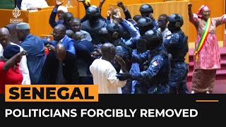 Police remove opposition members from Senegal parliament  Al Jazeera Newsfeed [upl. by Cliff]