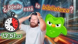 Native Spanish speaker speedruns DUOLINGO SPANISH after speedrunning every other language [upl. by Norrehc]