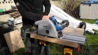 DRAPER TOOLS 165mm Plunge Saw with Rail review [upl. by Chancellor]