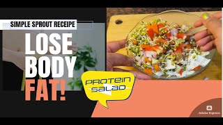 Protein Salad  प्रोटीन सलाद  Weight Loss Recipe  Sprouts Salad Recipe  Gym Recipe [upl. by Haerle]