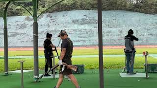 4개월된 초짜 뉴비 클레이사격 트랩 Newbie trap shooting [upl. by Zoldi]