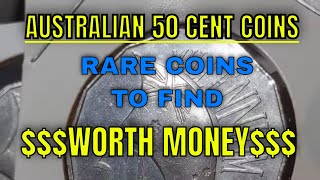 AUSTRALIAN 50 CENT COINS  Look for these [upl. by Snave]