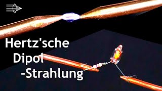 Hertzsche Dipolstrahlung als Nachweis elektromagnetischer Strahlung [upl. by Pack]