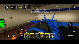 fly and land plane with first person cameras  F18 War Tycoon Roblox [upl. by Lise822]