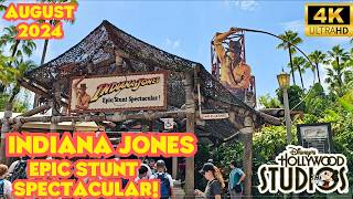 Indiana Jones Epic Stunt Spectacular Full Show at Disneys Hollywood Studios WDW 2024 [upl. by Sukramal781]