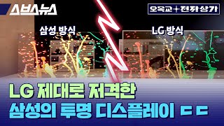 삼성이 만든 투명 디스플레이 이게 LG를 저격한 거라고  오목교 전자상가 in CES 2024 [upl. by Hali]