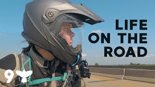 Touring the United States by Motorcycle  Day in the Life [upl. by Leahcimrej750]