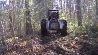 John Deere 540D Skidder  Logging [upl. by Leund]