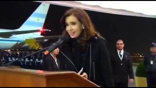 LLegada de Cristina a Asunción Visita oficial a Paraguay [upl. by Justinn47]