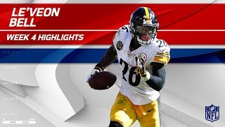 LeVeon Bell Explodes w 186 Total Yards amp 2 TDs  Steelers vs Ravens  Wk 4 Player Highlights [upl. by Zoila238]