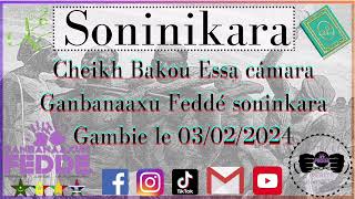 Cheikh Bakou Essa cámara Ganbanaaxu Feddé soninkara Gambie le 03022024 [upl. by Caesaria]