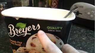 Breyers quotFrozen Dairy Dessertquot is not Ice Cream it doesnt even melt [upl. by Anoyet]