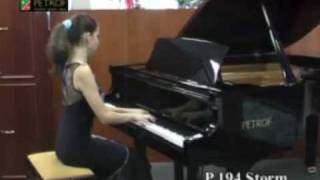 PETROF Grand Piano P 194 Storm pianist Lenka Korbelová [upl. by Meerek48]