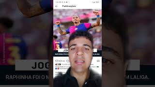 RAFINHA FOI ELEITO MELHOR JOGADOR DO MÊS DA LÁ LIGA barcelona rafinha laliga [upl. by Griffis654]