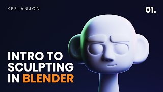 Blender Sculpting Tutorial for Beginners  Stylized Head Sculpt Blender Tutorial [upl. by Isabelita333]