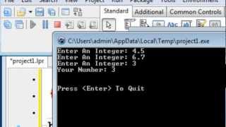 Free Pascal Program Tutorial 11  Preventing Crashes With Val  Lazarus [upl. by Sicard]