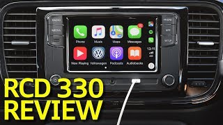 VW RCD 330 G Plus Review with Reversing Camera [upl. by Preiser]