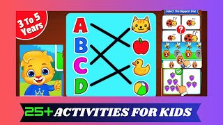 quotBest Kids Games for Toddlers Engaging 25 Learning Activitiesquot Like ABC Numbers Etc [upl. by Assirolc]