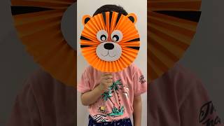 How to make paper mask for puppet play kids papercraft ideas mask puppet [upl. by Free]