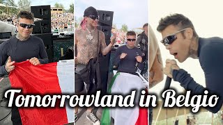 Fedez a Tomorrowland in Belgio presenta la nuova canzone “un successo” [upl. by Maryly]