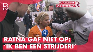 Ratna uit Den Haag is de LAATSTE LOPER bij NN MARATHON ROTTERDAM 2023 [upl. by Akenaj]