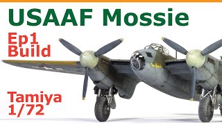 USAAF Mosquito Tamiya 172 Ep1 [upl. by Yregerg]