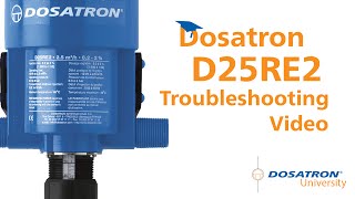 Dosatron D25RE2 Troubleshooting Video [upl. by Acissj201]