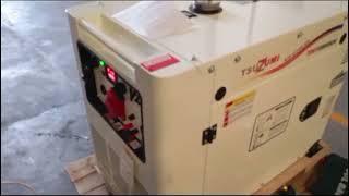 Tsuzumi Genset TDG 10000 SDV  Genset Silent Dual Voltage 087801040101 [upl. by Lasko]