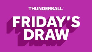 The National Lottery Thunderball draw results from Friday 20 September 2024 [upl. by Yrellav]