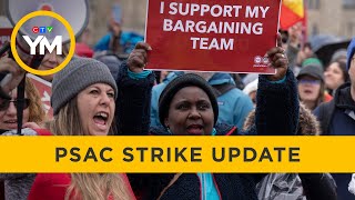 PSAC strike update  Your Morning [upl. by Anrol]