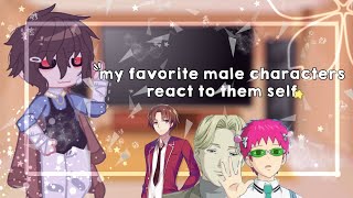 ❛❛My Favorite Male Characters React Each To Other❜❜「Gacha Club  • aidawxs⁺⁶²  • 」 [upl. by Ailesor]