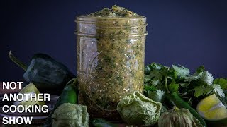 how to make SALSA VERDE  ROASTED TOMATILLO SALSA [upl. by Breanne]