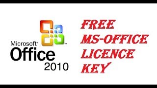 free licence key for MSOffice 2010 for window 7810 [upl. by Lotsirhc]