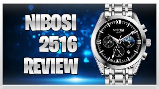 RELÓGIO NIBOSI 2516 REVIEW – VEM COMIGO 😎 [upl. by Ahtanamas725]