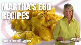 Martha Stewarts Best Egg Recipes  Omelettes Egg Salad Hollandaise and Eggnog [upl. by Adiana515]