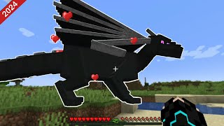 How to TAME amp RAID Ender Dragon in Minecraft  TRICK BEDROCKJAVAPE [upl. by Ahseniuq]