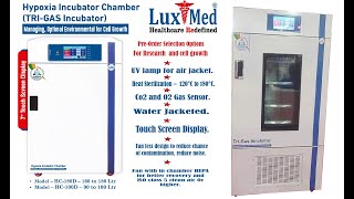 TriGas Incubator Hypoxia Chamber  LuxMed® and Labosys® [upl. by Htinek53]