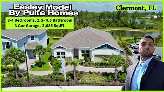 New construction homes in Orlando Florida  Clermont FL  Tour The Easley Model by Pulte Homes [upl. by Epilihp252]