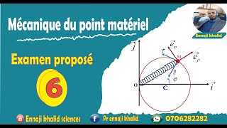 Examen mécanique du point proposé 6 [upl. by Elmer]