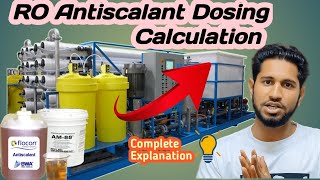 Antiscalant in water treatment  Ro antiscalant chemical dosing calculation [upl. by Bibbie61]