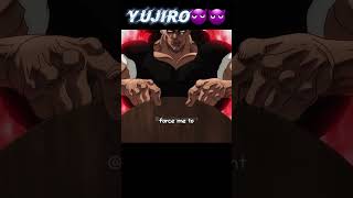 Yujiro wants to be forced to cook👀🥶Baki Hanma anime animemoments baki [upl. by Oiramed]