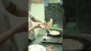 aj ka breakfast 🥞🍳 with kriti 🍳viralshort kritivlog [upl. by Akkin]