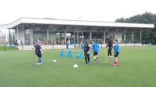 STAGE FC GENAPPE DU VENDREDI COMBINAISONS DE PASSES DRILLS 2 [upl. by Dehnel]