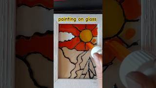 Glass painting idea vitrail art drawing painting glasspainting vitrail ideas artandcraft [upl. by Nylle]